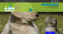 Desktop Screenshot of fortmyersvethospital.com