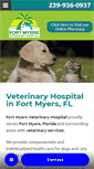Mobile Screenshot of fortmyersvethospital.com
